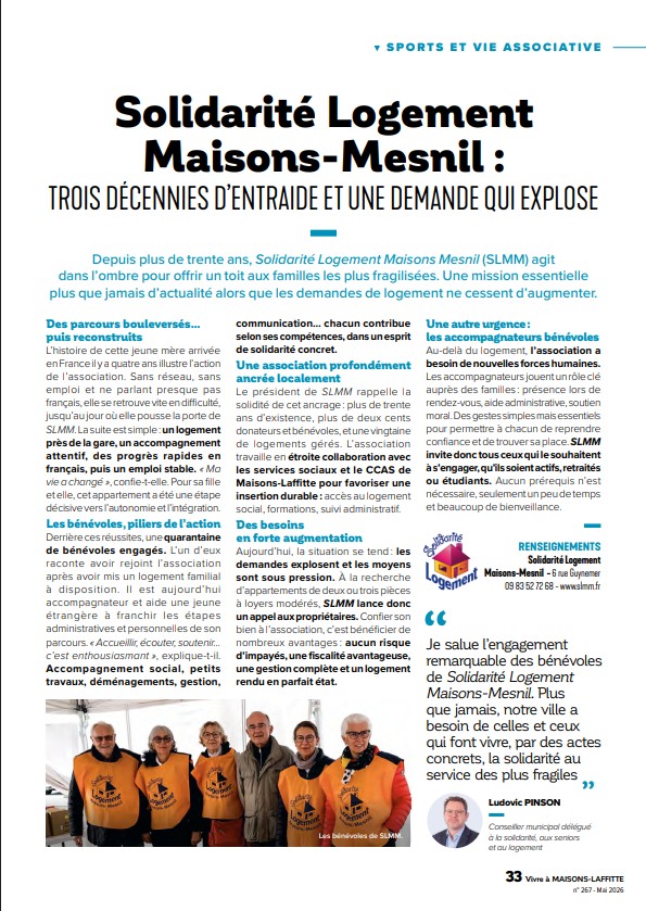 SLMM dans Vivre à Maisons-Laffitte